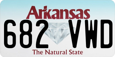 AR license plate 682VWD