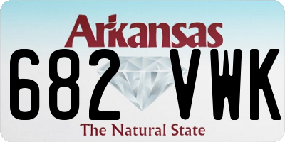 AR license plate 682VWK