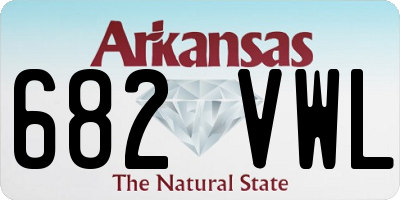 AR license plate 682VWL