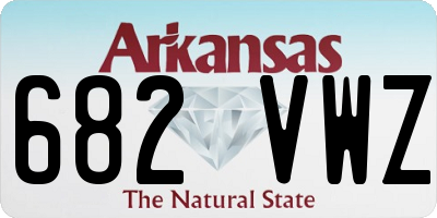 AR license plate 682VWZ