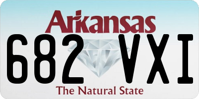 AR license plate 682VXI