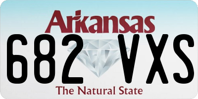 AR license plate 682VXS