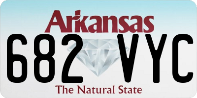 AR license plate 682VYC