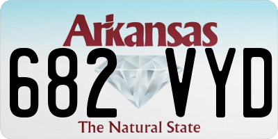 AR license plate 682VYD