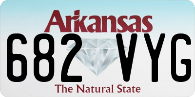 AR license plate 682VYG