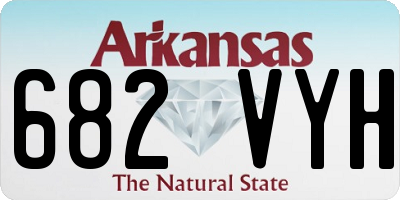 AR license plate 682VYH