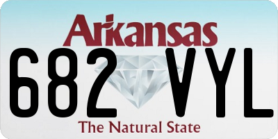 AR license plate 682VYL