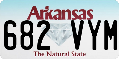 AR license plate 682VYM