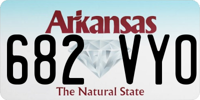 AR license plate 682VYO