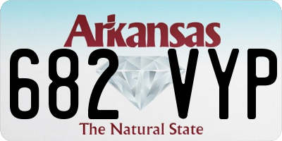 AR license plate 682VYP