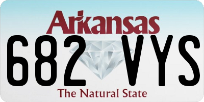 AR license plate 682VYS