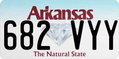 AR license plate 682VYY