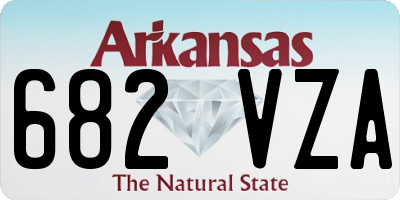 AR license plate 682VZA