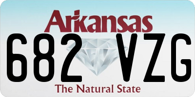 AR license plate 682VZG