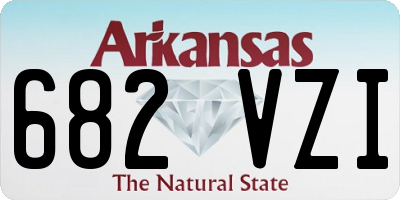 AR license plate 682VZI
