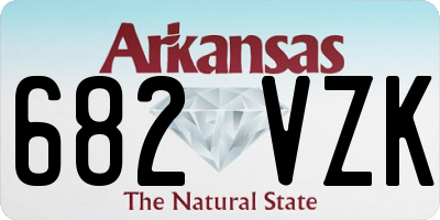 AR license plate 682VZK