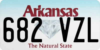 AR license plate 682VZL