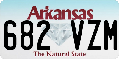 AR license plate 682VZM