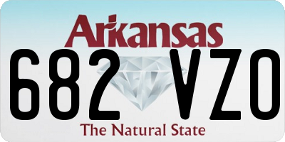 AR license plate 682VZO