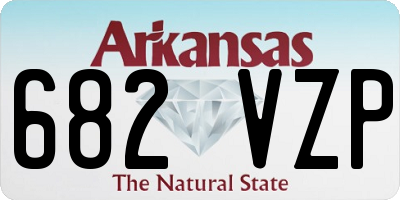 AR license plate 682VZP