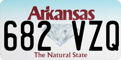 AR license plate 682VZQ