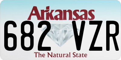 AR license plate 682VZR