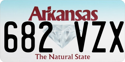 AR license plate 682VZX