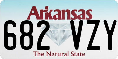 AR license plate 682VZY