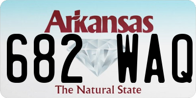 AR license plate 682WAQ