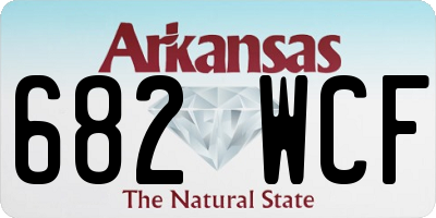 AR license plate 682WCF