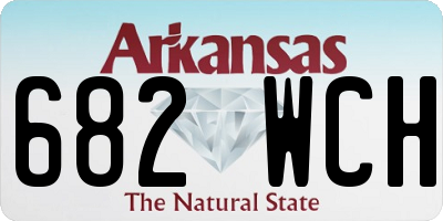 AR license plate 682WCH