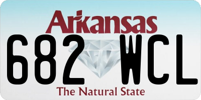AR license plate 682WCL