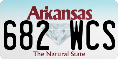 AR license plate 682WCS