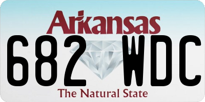 AR license plate 682WDC