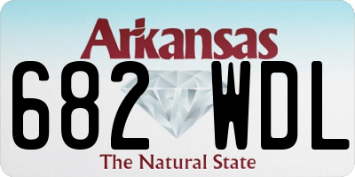 AR license plate 682WDL