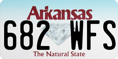 AR license plate 682WFS