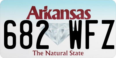 AR license plate 682WFZ