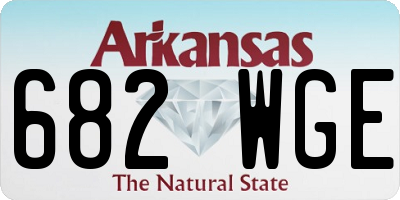 AR license plate 682WGE