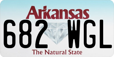 AR license plate 682WGL