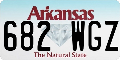 AR license plate 682WGZ
