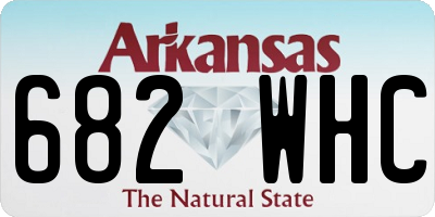 AR license plate 682WHC