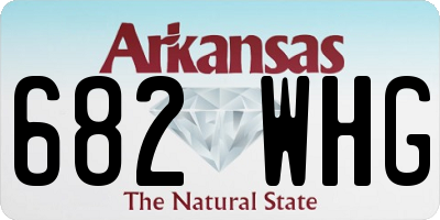 AR license plate 682WHG