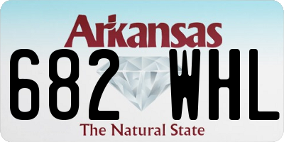 AR license plate 682WHL