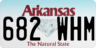 AR license plate 682WHM