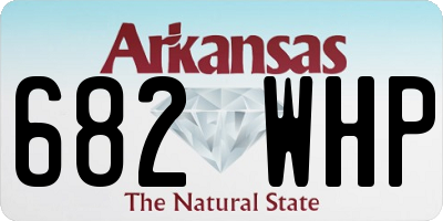 AR license plate 682WHP
