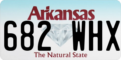 AR license plate 682WHX