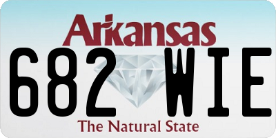 AR license plate 682WIE