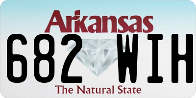 AR license plate 682WIH