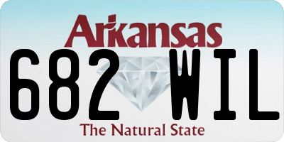 AR license plate 682WIL