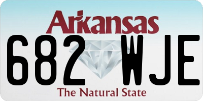 AR license plate 682WJE